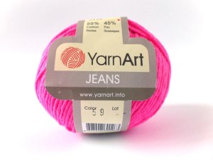 Jeans - Róż neonowy - 59