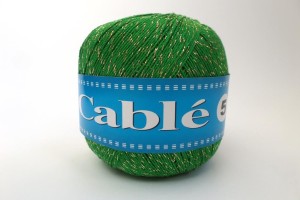 Cable 5 - Zielony ze złotem - 147G