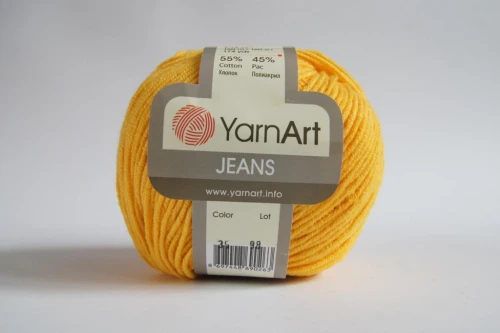 Jeans - Żółty - 35