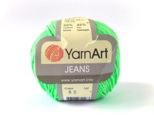 Jeans - Zielony neonowy - 60