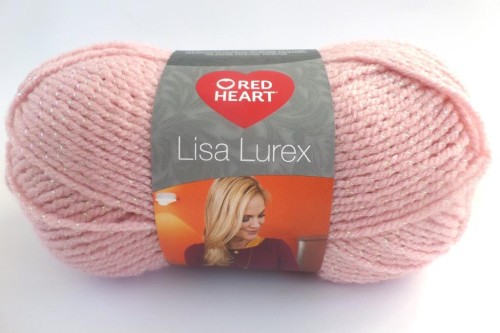 Lisa Lurex - 006 - Róż jasny z opalizującą nicią