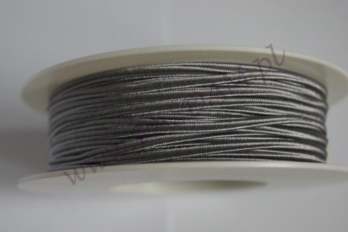 Sznurek sutaszowy - Szary