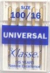 Igły maszynowe Klasse - uniwersalne - rozmiar 100 - 5szt