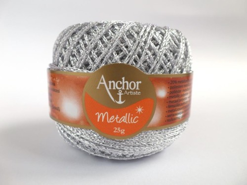 Artiste Metallic - 301 - Srebrny ze srebrną nicią