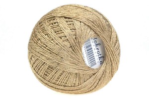 Stokrotka Metallic - Beżowy ze złotą nicią 1777