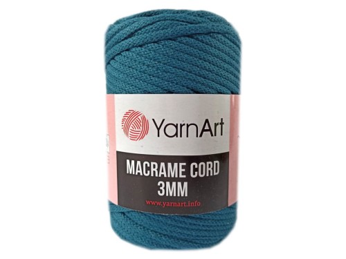 Macrame Cord 3mm - 789 - Turkus ciemny