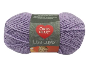 Lisa Lurex - 015 - Wrzosowy z fioletową nicią