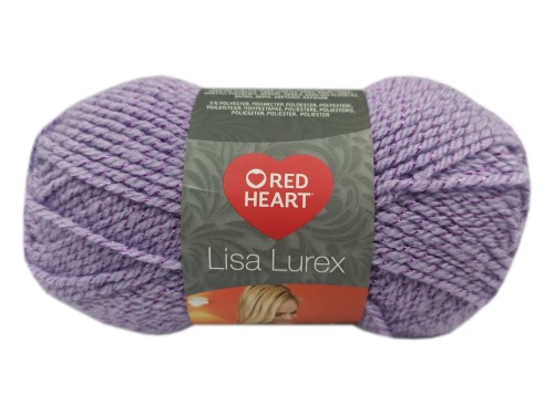 Lisa Lurex - 015 - Wrzosowy z fioletową nicią