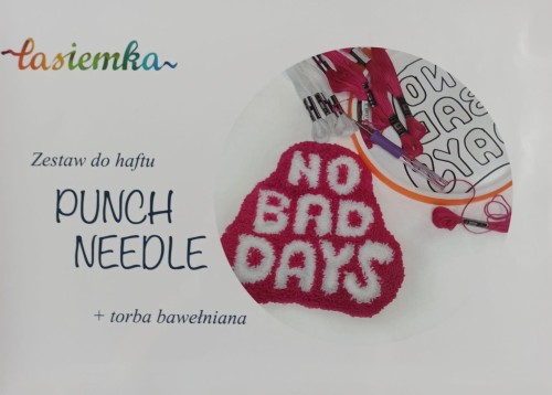 Zestaw do haftu Punch Needle - No Bad Days