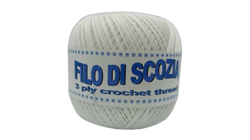 Filo di Scozia 15/3 - 001 - Biały