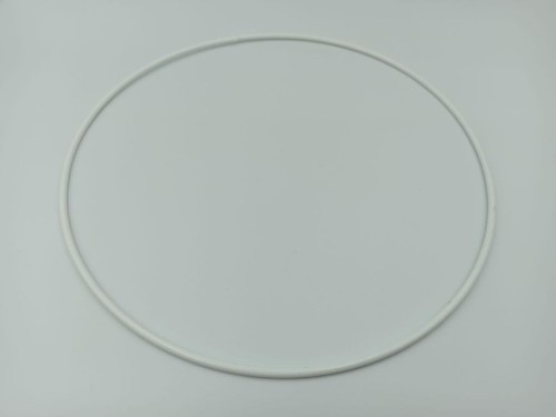 Obręcz metalowa - 20cm - Biała