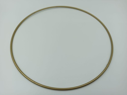 Obręcz metalowa - 40cm - Złoty