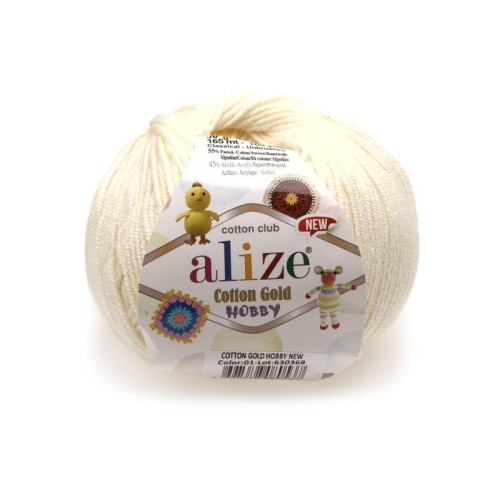 Cotton Gold Hobby - 001 - Krem