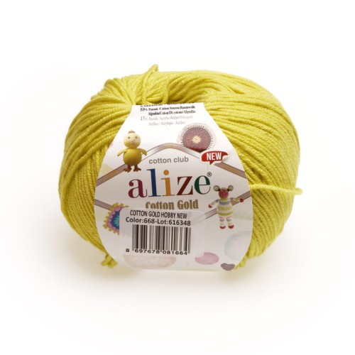 Cotton Gold Hobby - 668 - Limonkowy