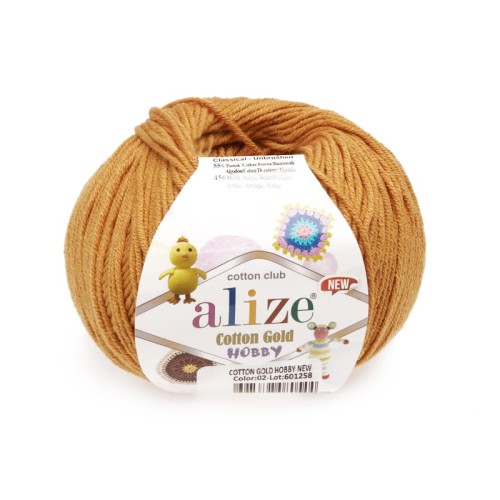 Cotton Gold Hobby - 002 - Musztarda