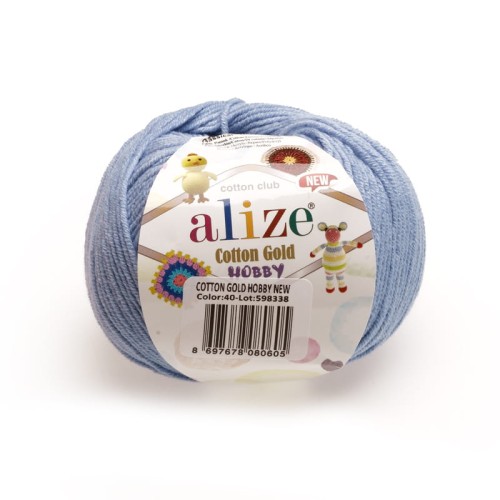 Cotton Gold Hobby - 040 - Niebieski