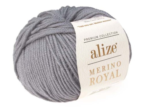 Włóczka Merino Royal - 087 - Szary ciemny