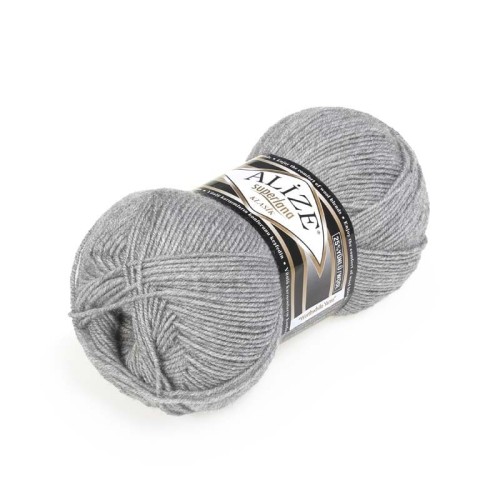 Superlana Klasik - 021 - Szary (melanż)