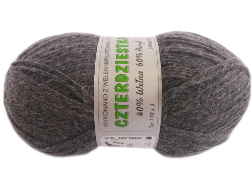 Czterdziestka - 8-1750 - Szary (melanż)