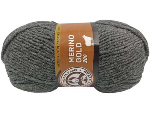 Merino Gold 200 - 009 - Szary ciemny