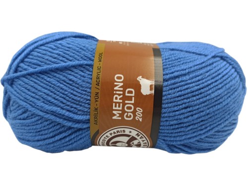 Merino Gold 200 - 015 - Niebieski