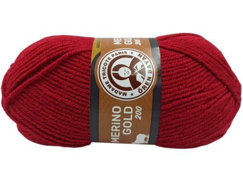 Merino Gold 200 - 034 - Czerwony