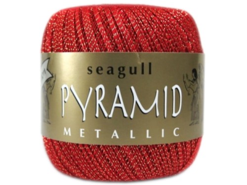 Maxi/Pyramid - Czerwony ze złotem - 2328