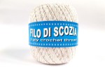 Filo di Scozia 8/3 metaic - 001g - Biały ze złotem