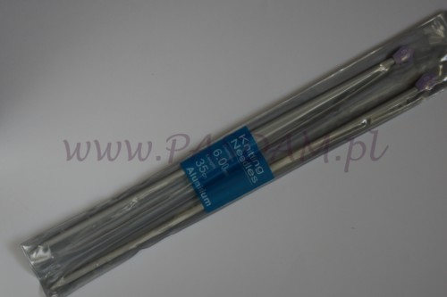 Druty proste 6,00 mm Knitting Needles