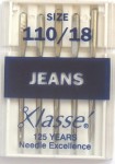 Igły maszynowe Klasse - jeans - rozmiar 110 - 5szt