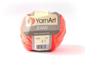 Jeans - Pomarańczowy neonowy - 61