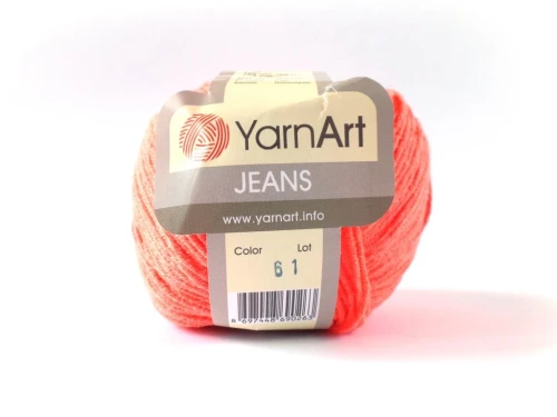 Jeans - Pomarańczowy neonowy - 61