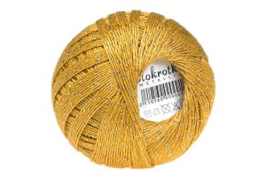 Stokrotka Metallic - Złoty ze złotą nicią 1726