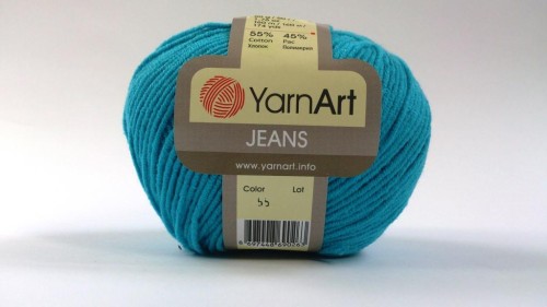 Jeans - Turkus ciemny - 55