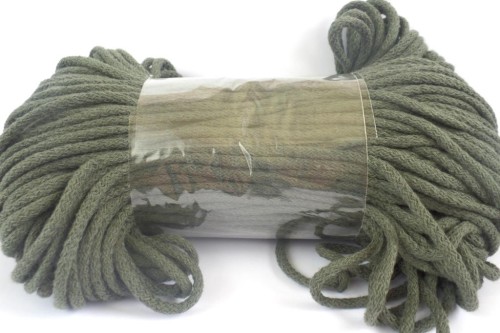 Sznurek bawełniany 5mm - Khaki