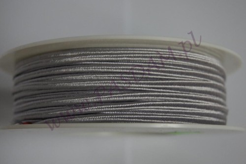 Sznurek sutaszowy - Szary jasny