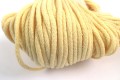 Sznurek bawełniany 5mm - Żółty bananowy